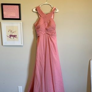 Formal blush pink dress